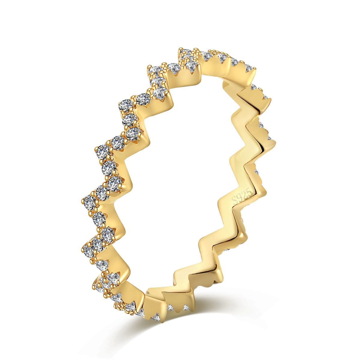 [ORA ]Delicate Enchanting Wave Shape Daily Ring