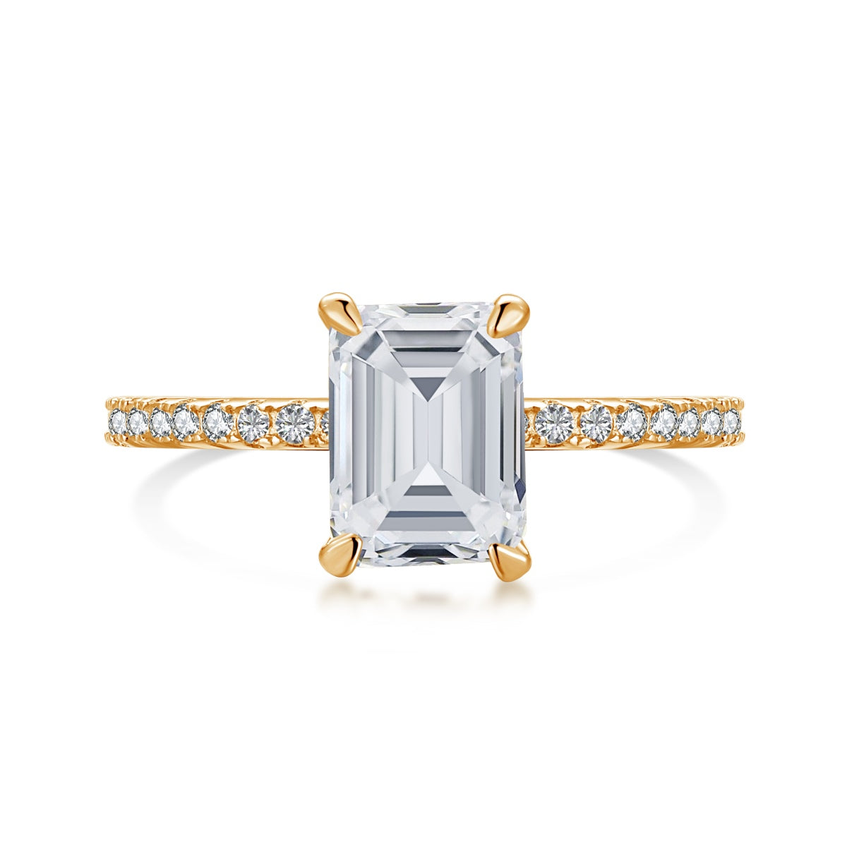 [ORA ]2.0 Carat Scintillating Ornate Radiant Cut Party Ring
