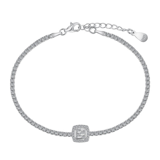 [ORA ]Luxurious Dazzling Square Shape Banquet Bracelet