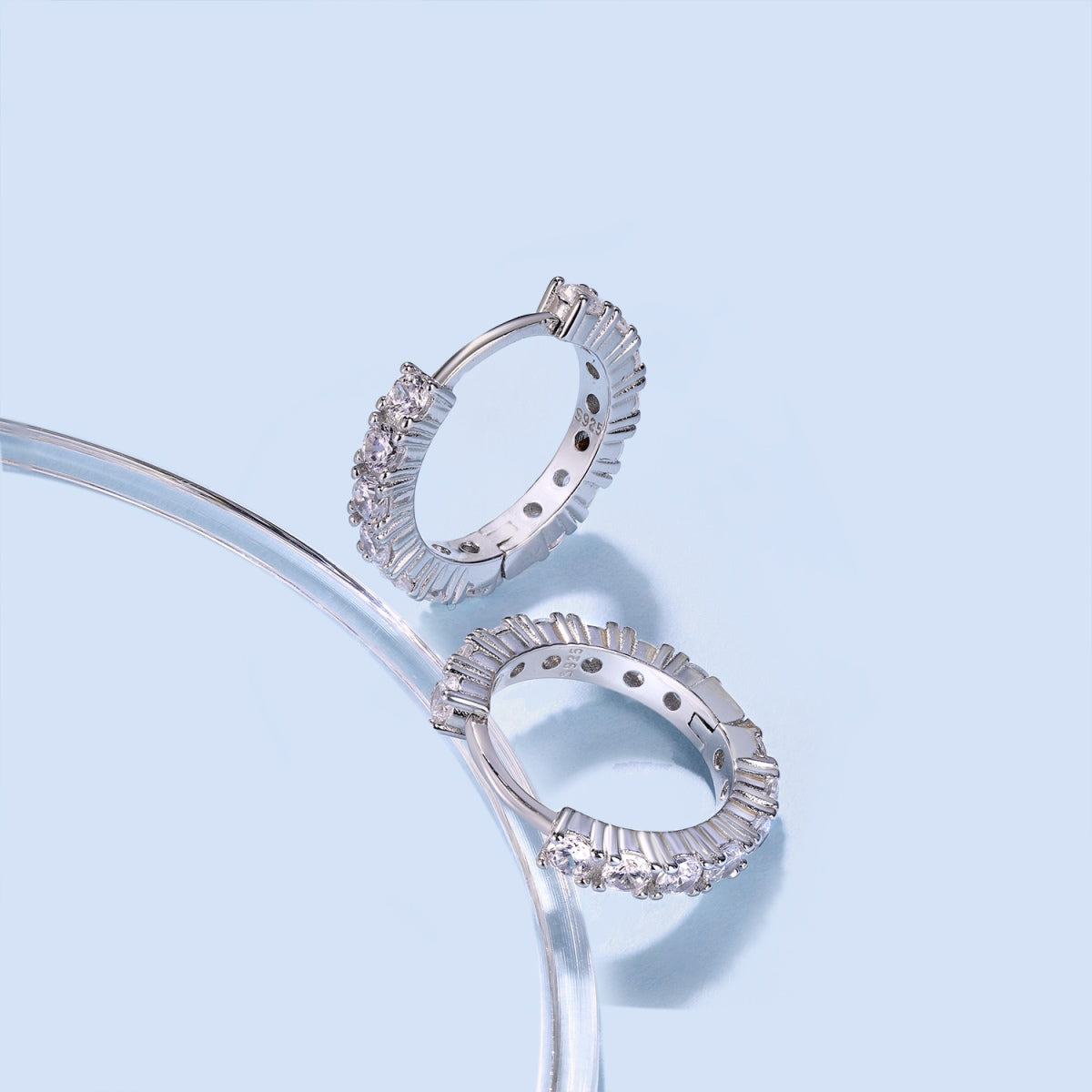 [ORA ]Radiant Colorful Round Cut Earrings