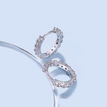 [ORA ]Radiant Colorful Round Cut Earrings