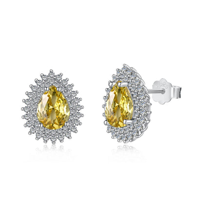 [ORA ]Delicate Gorgeous Pear Cut Daily Earrings