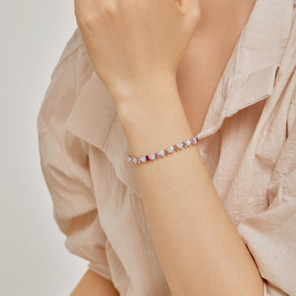 [ORA ]Radiant Colorful Round Shape Daily Bracelet