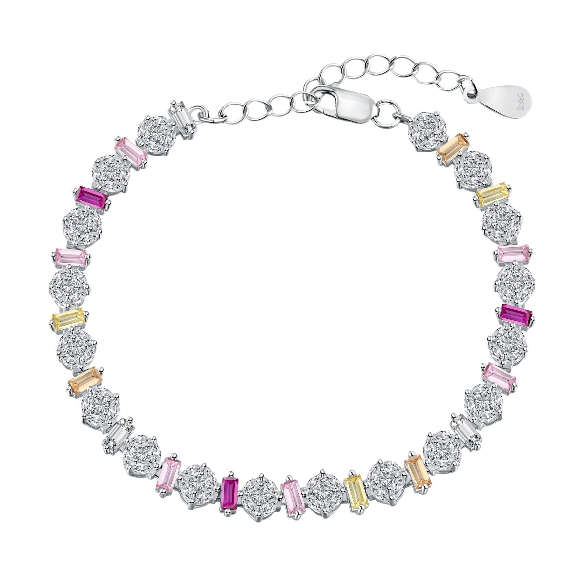 [ORA ]Radiant Colorful Round Shape Daily Bracelet