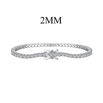[ORA]Blendendes, exquisites Armband mit Rundschliff für jeden Tag