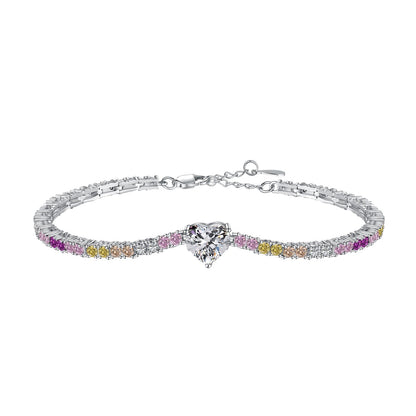 [ORA ]Delicate Romantic Heart Shape Lover Bracelet