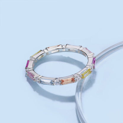 [ORA ]Lively In Shades Elegant Radiant Cut Daily Ring