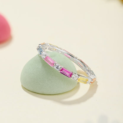 [ORA ]Lively In Shades Elegant Radiant Cut Daily Ring