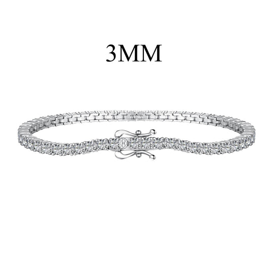 [ORA]Dainty Charming Round Cut Tennis Bracelet