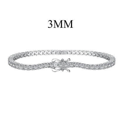 [ORA ]Dainty Charming Round Cut Tennis Bracelet