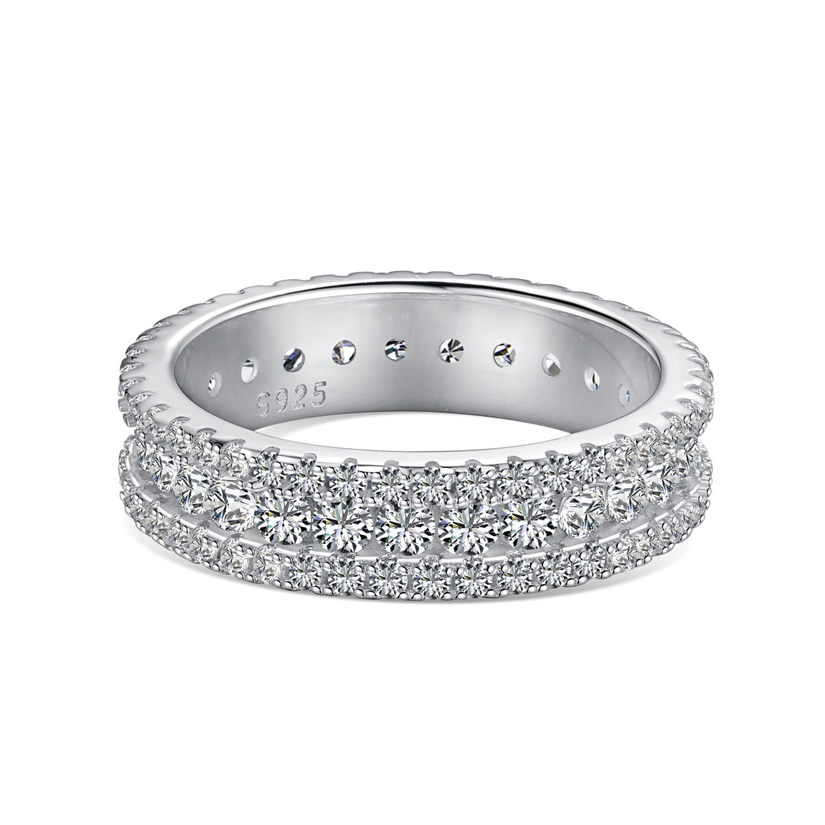 [ORA ]Delicate Colorful Round Cut Daily Ring