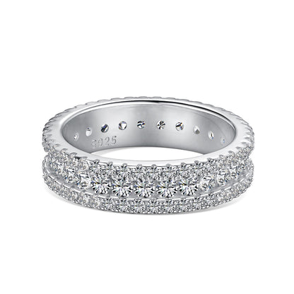 [ORA ]Delicate Colorful Round Cut Daily Ring