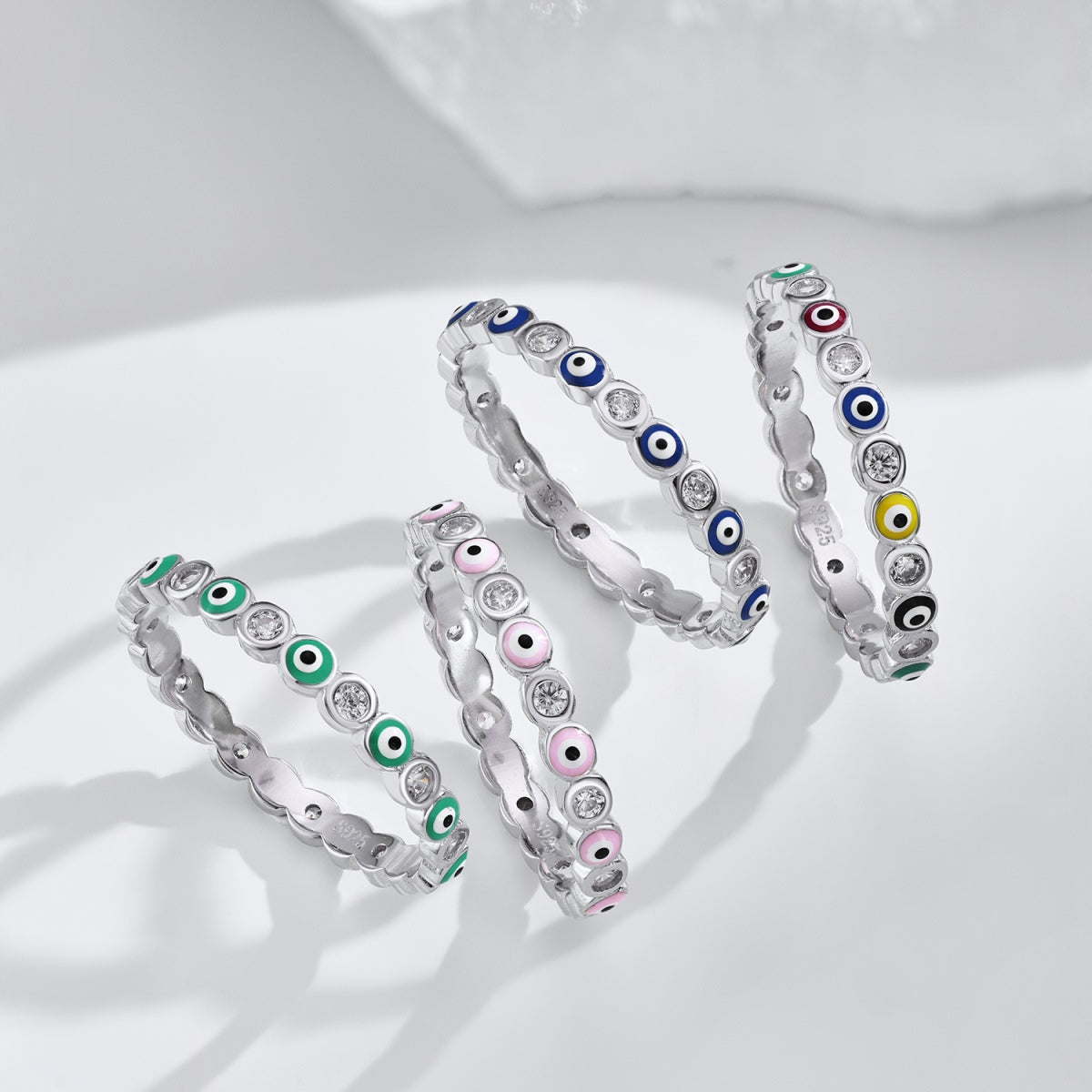 [ORA ]Sparkling Vibrant Round Shape Daily Ring