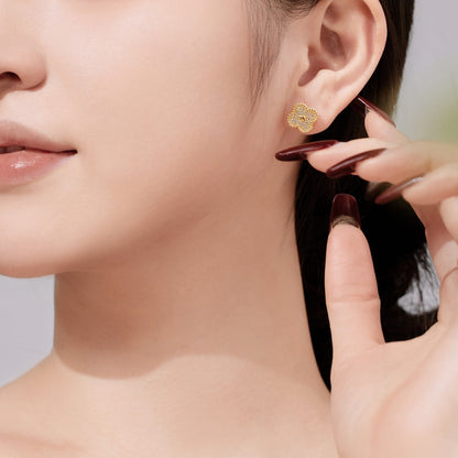 [ORA ]Four Leaf Clover Fashion Earrings