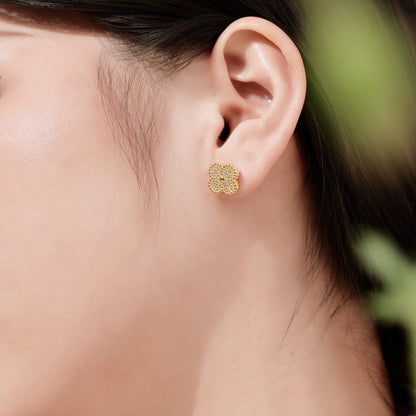 [ORA ]Four Leaf Clover Fashion Earrings