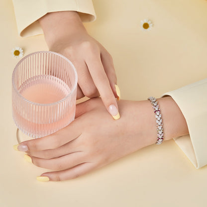 [ORA ]Dainty Exquisite Flower Shape Daily Bracelet