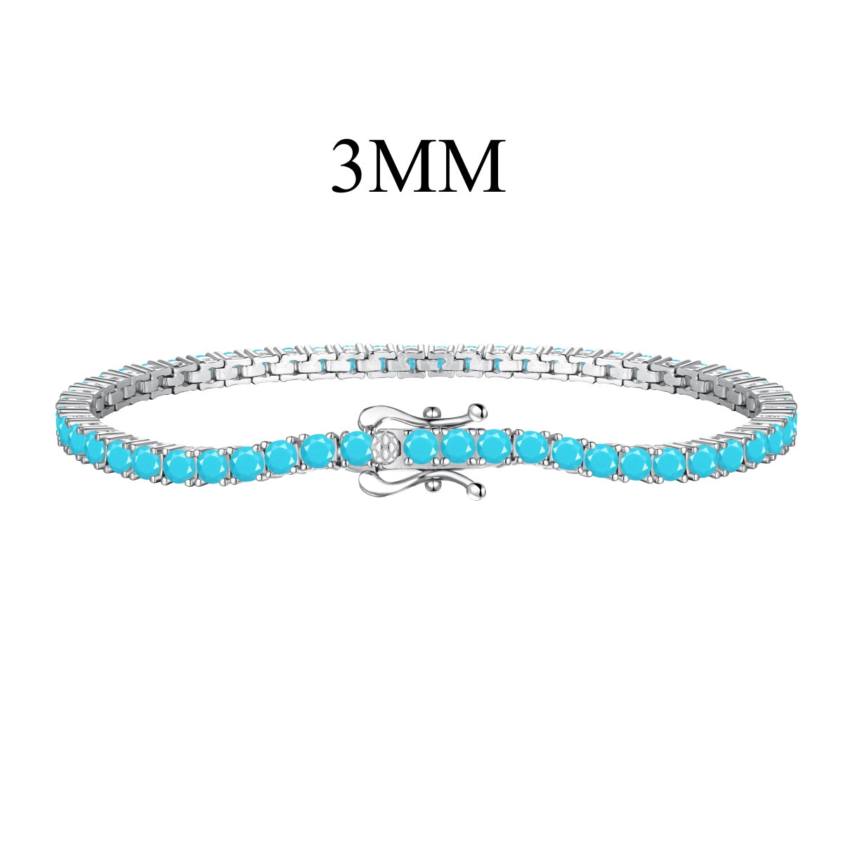 [ORA ]Dainty Charming Round Cut Tennis Bracelet