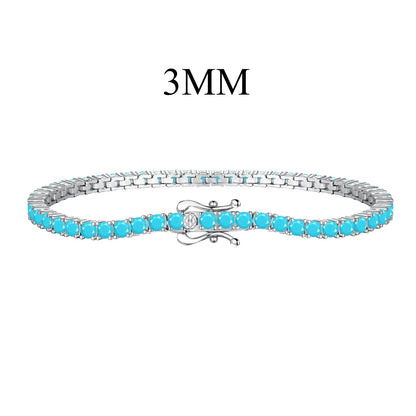 [ORA ]Dainty Charming Round Cut Tennis Bracelet