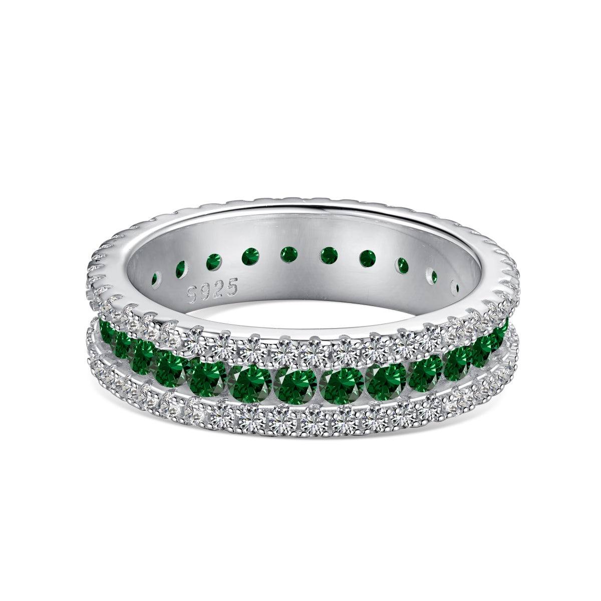 [ORA ]Delicate Colorful Round Cut Daily Ring