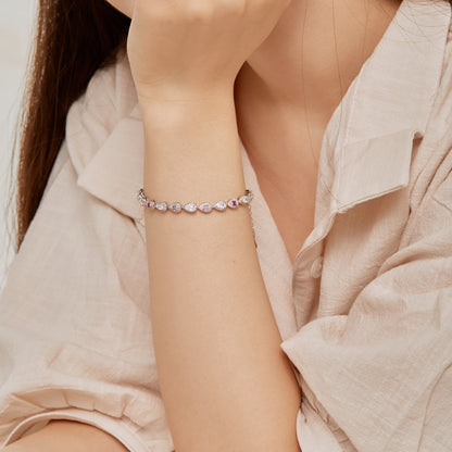 [ORA ]0.25 Carat Radiant Water Drop Shape Daily Bracelet