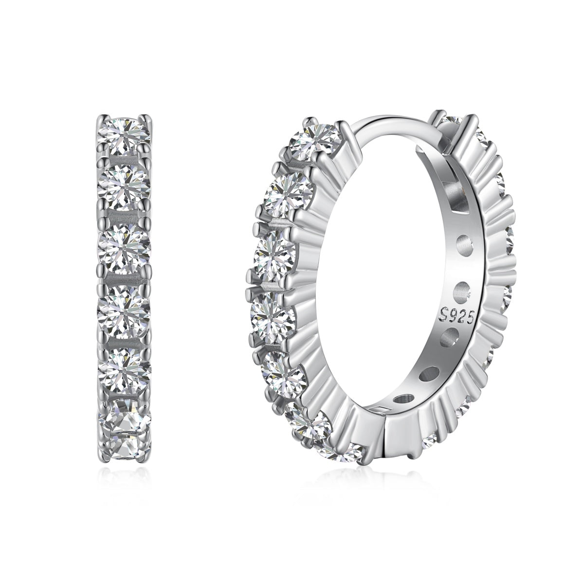 [ORA ]Radiant Colorful Round Cut Earrings