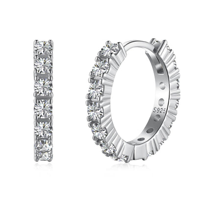 [ORA ]Radiant Colorful Round Cut Earrings