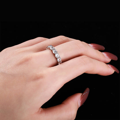 [ORA ]Eternity Round Cut Tennis Ring