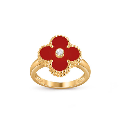 [ORA]CLOVER DIAMOND RING GOLD COLLECTION