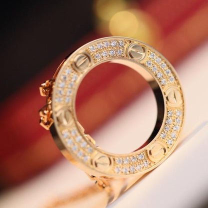 [ORA]LOVE NECKLACE ADJUSTABLE ROSE GOLD
