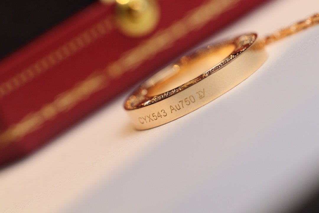 [ORA]LOVE NECKLACE ADJUSTABLE ROSE GOLD