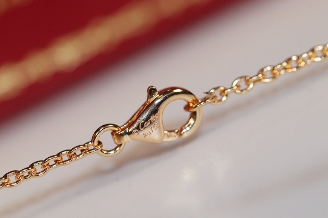 [ORA]LOVE NECKLACE PINK GOLD AND SILVER