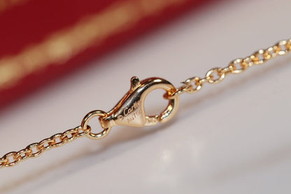 [ORA]LOVE NECKLACE PINK GOLD AND SILVER