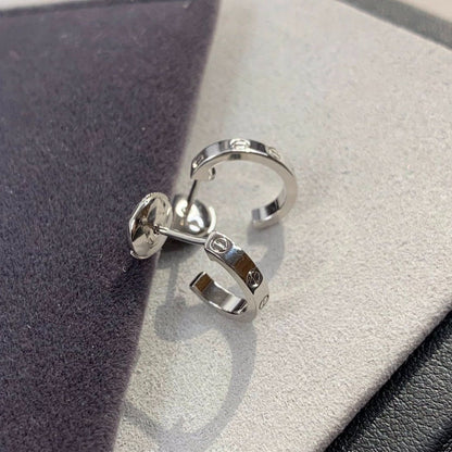 [ORA]LOVE EARRINGS 2.65MM SILVER