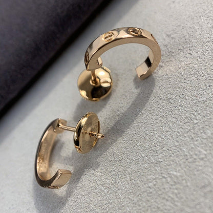 [ORA]LOVE EARRINGS 2.65MM PINK GOLD