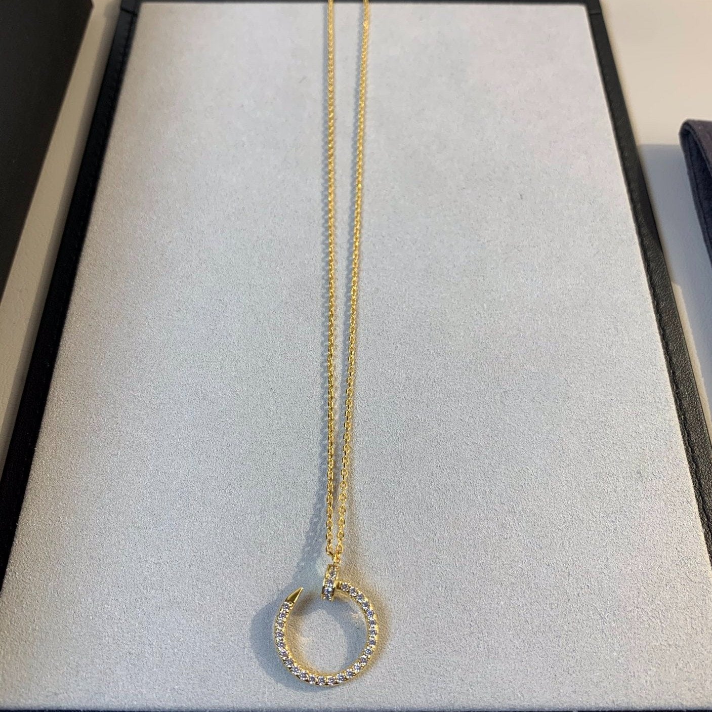 [ORA]JUSTE NECKLACE GOLD DIAMONDS