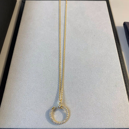 [ORA]JUSTE NECKLACE GOLD DIAMONDS