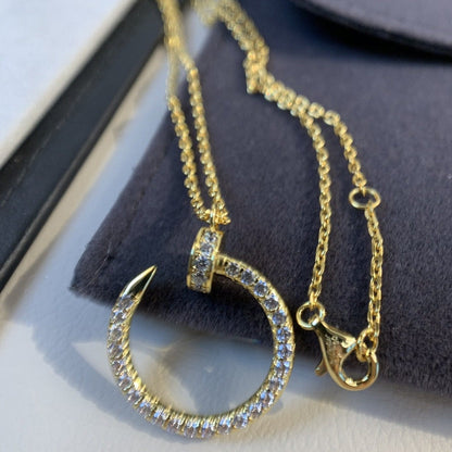 [ORA]JUSTE NECKLACE GOLD DIAMONDS