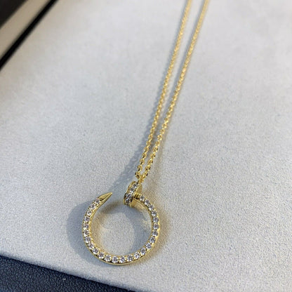 [ORA]JUSTE NECKLACE GOLD DIAMONDS