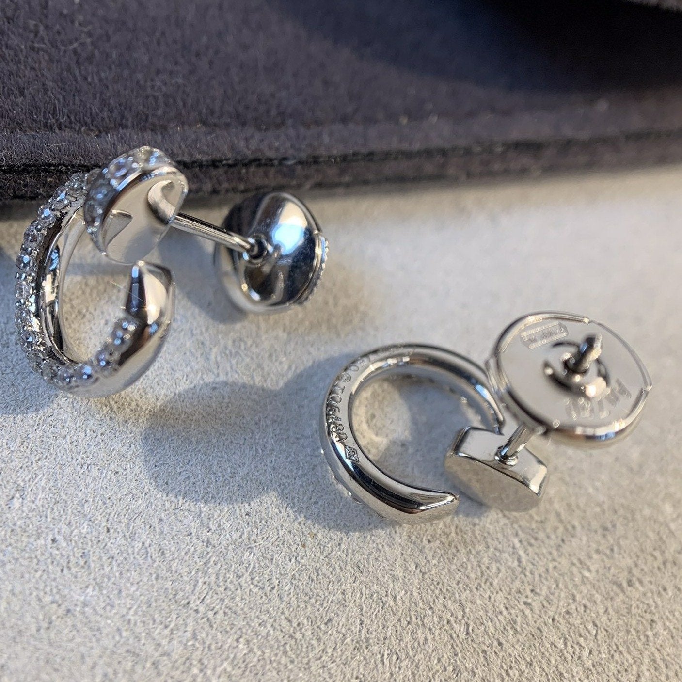 [ORA]JUSTE EARRINGS SILVER DIAMONDS