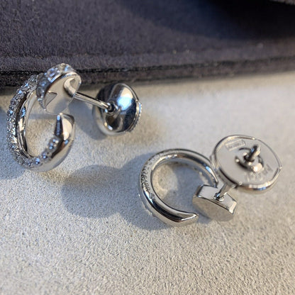 [ORA]JUSTE EARRINGS SILVER DIAMONDS