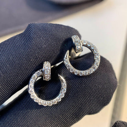 [ORA]JUSTE EARRINGS SILVER DIAMONDS