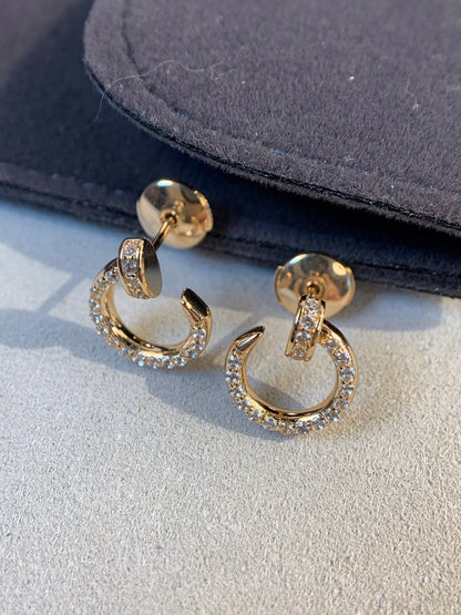 [ORA]JUSTE EARRINGS GOLD DIAMONDS