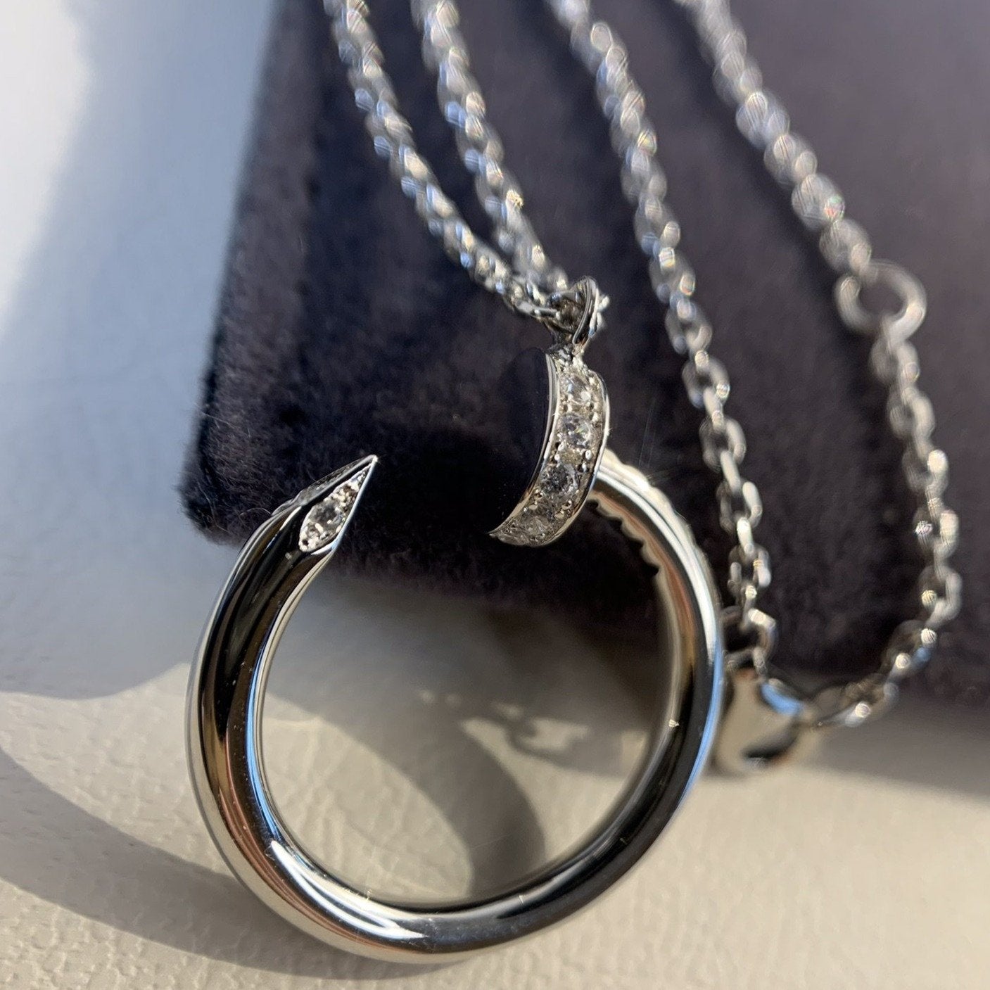 [ORA]JUSTE NECKLACE SILVER