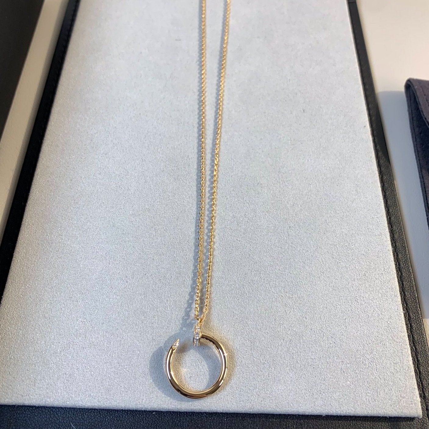 [ORA]JUSTE NECKLACE PINK GOLD