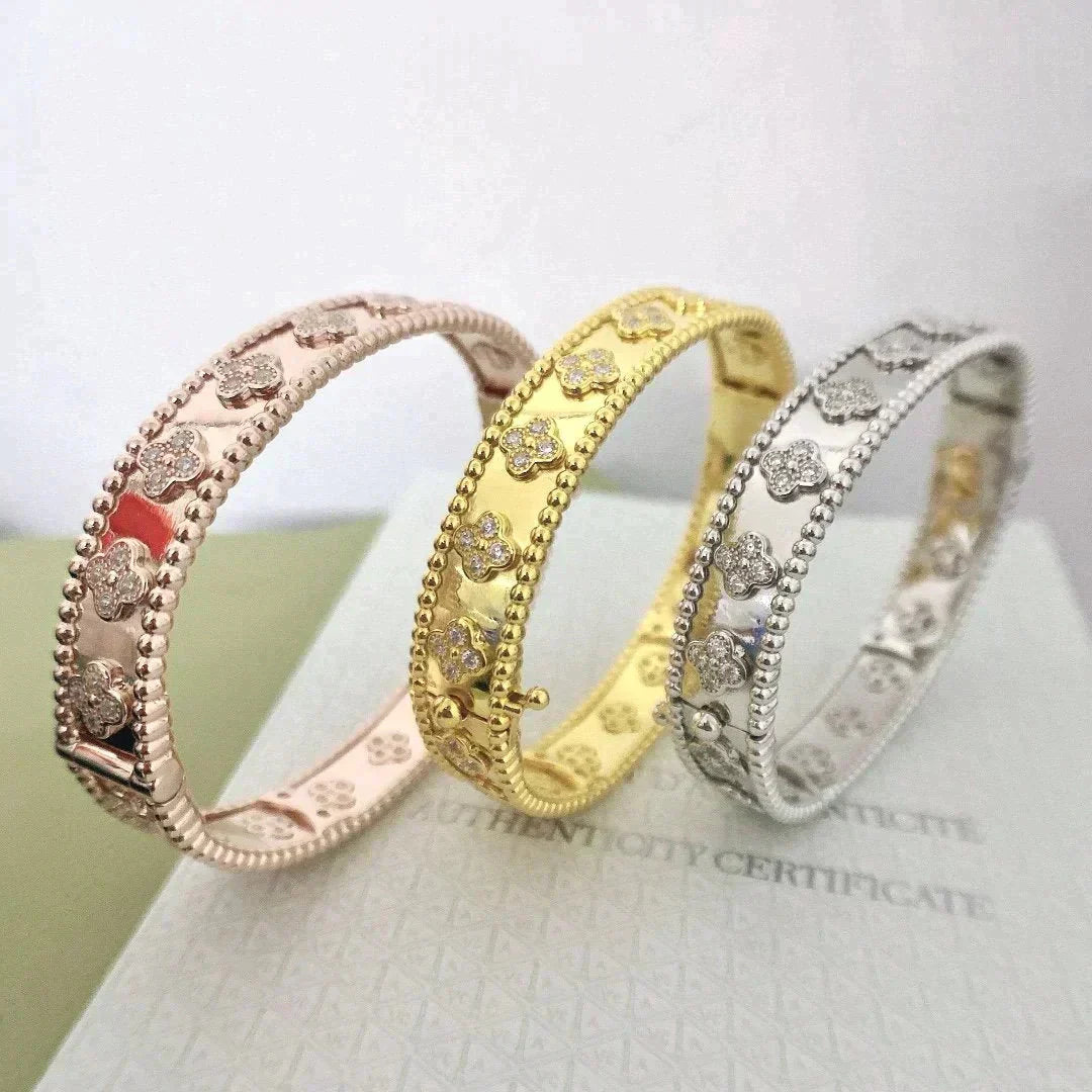 [ORA]CLOVER BRACELET 8MM DIAMONDS