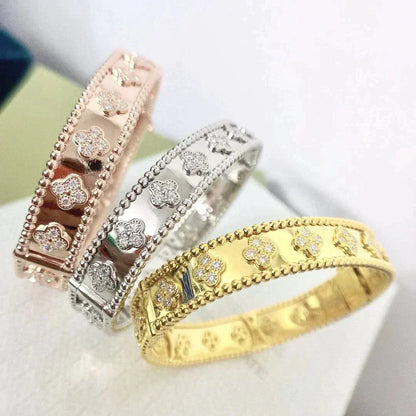 [ORA]CLOVER BRACELET 8MM DIAMONDS
