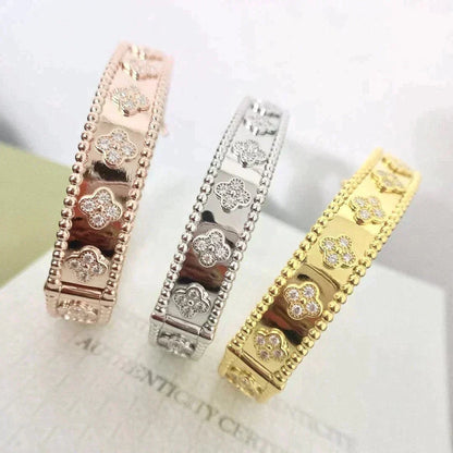 [ORA]CLOVER BRACELET 8MM DIAMONDS