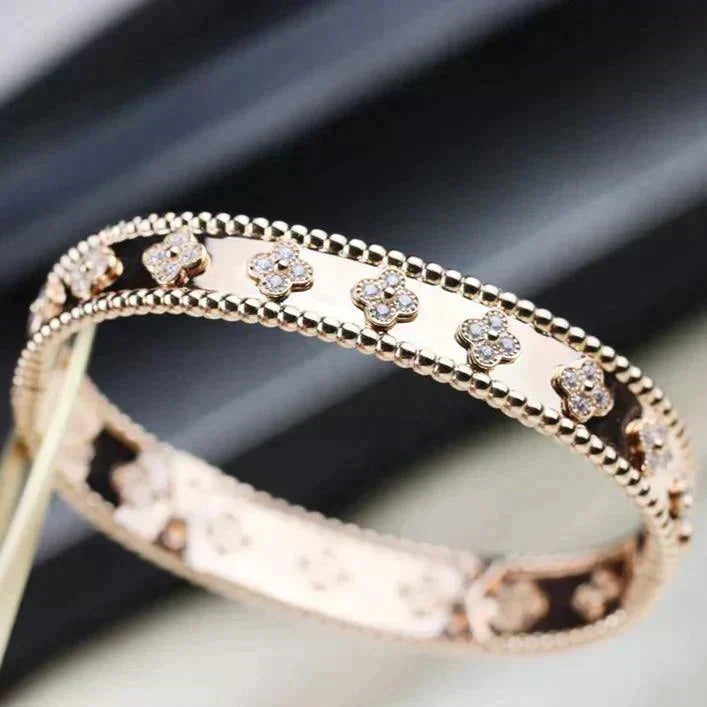 [ORA]CLOVER BRACELET 8MM DIAMONDS