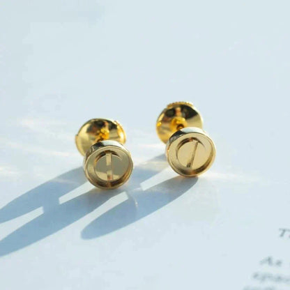 [ORA]LOVE EARRINGS GOLD 10MM