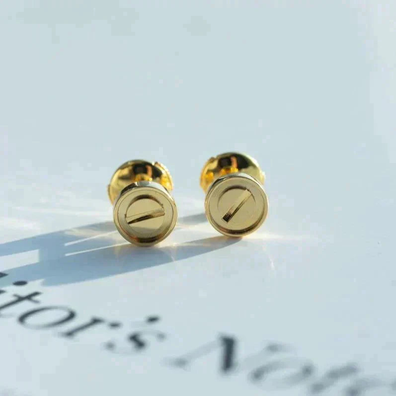 [ORA]LOVE EARRINGS GOLD 10MM